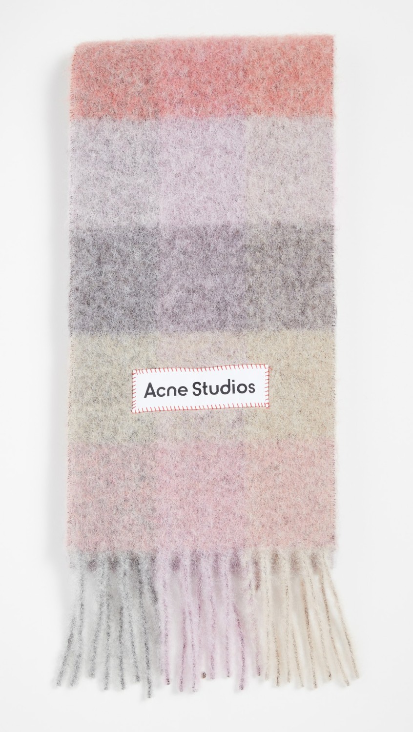 Fuzzy Scarf  |  Scarves & Wraps Accessories Fuchsia/Lilac/Pink