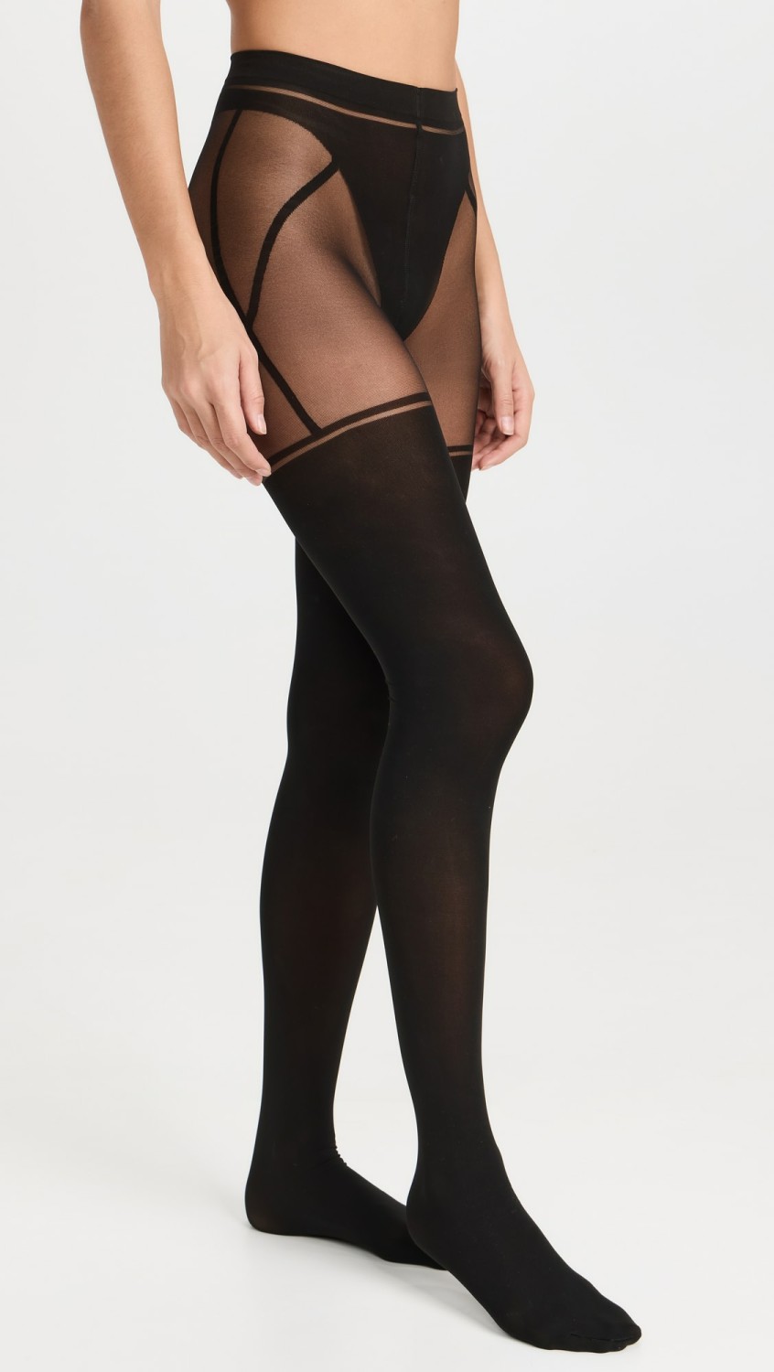 Garter Belt Tights  |  Socks & Tights Accessories Black/Black