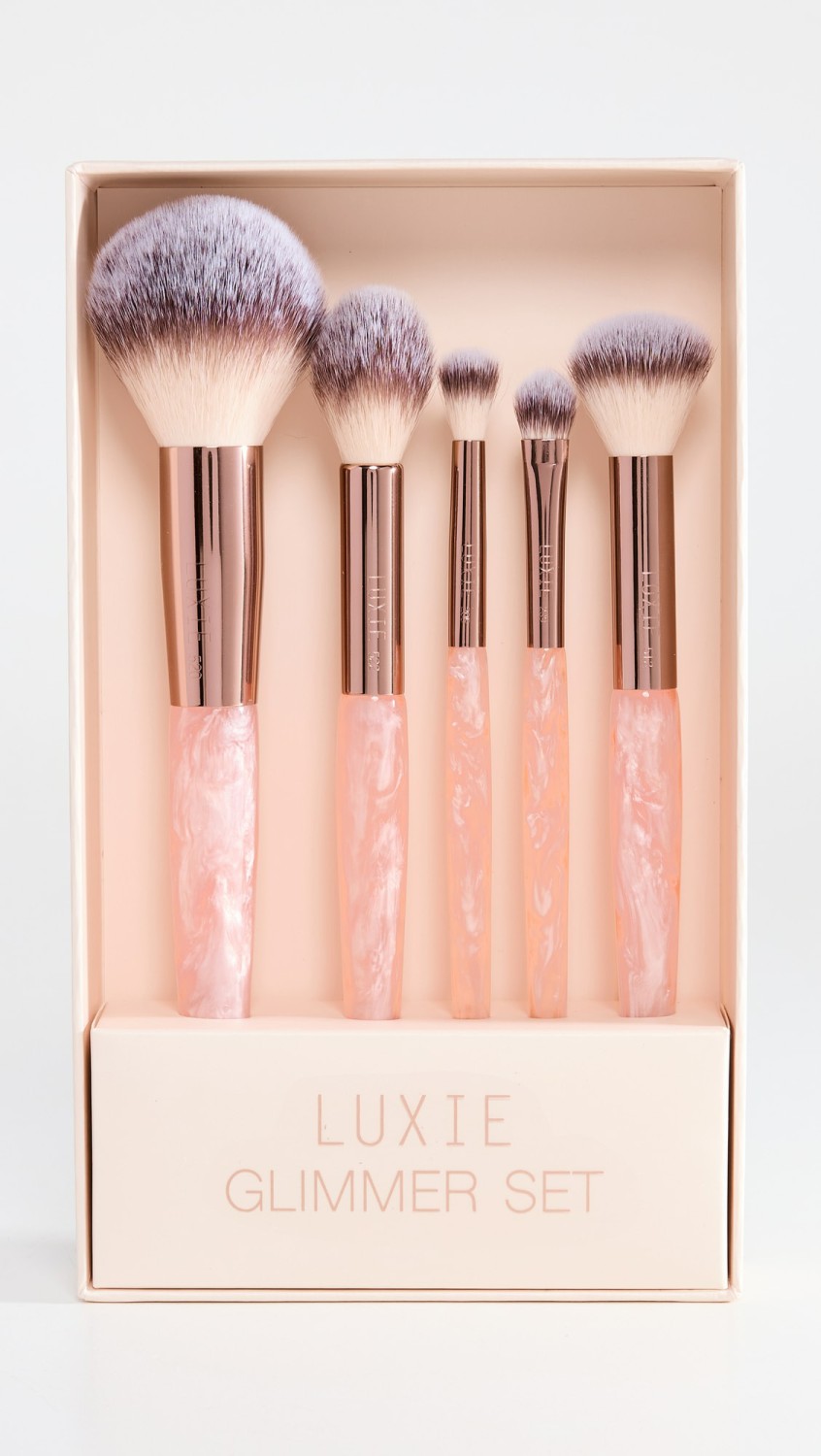 Glimmer Set  |  Tools & Brushes Beauty Rose Gold