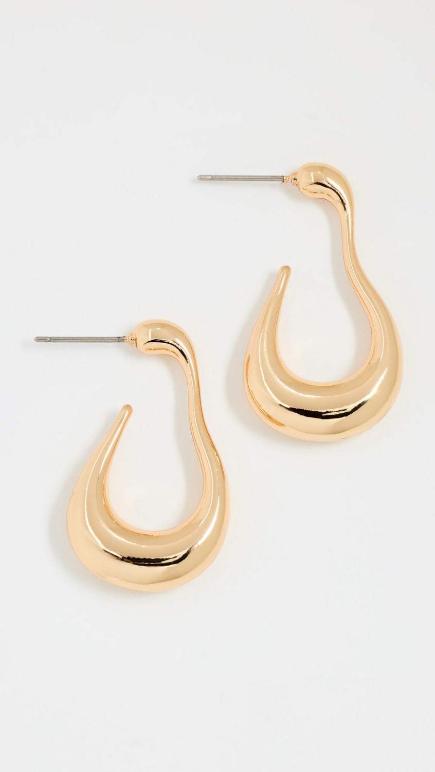 Glossy Drip Hoop Earrings  |  Earrings Earrings Earrings