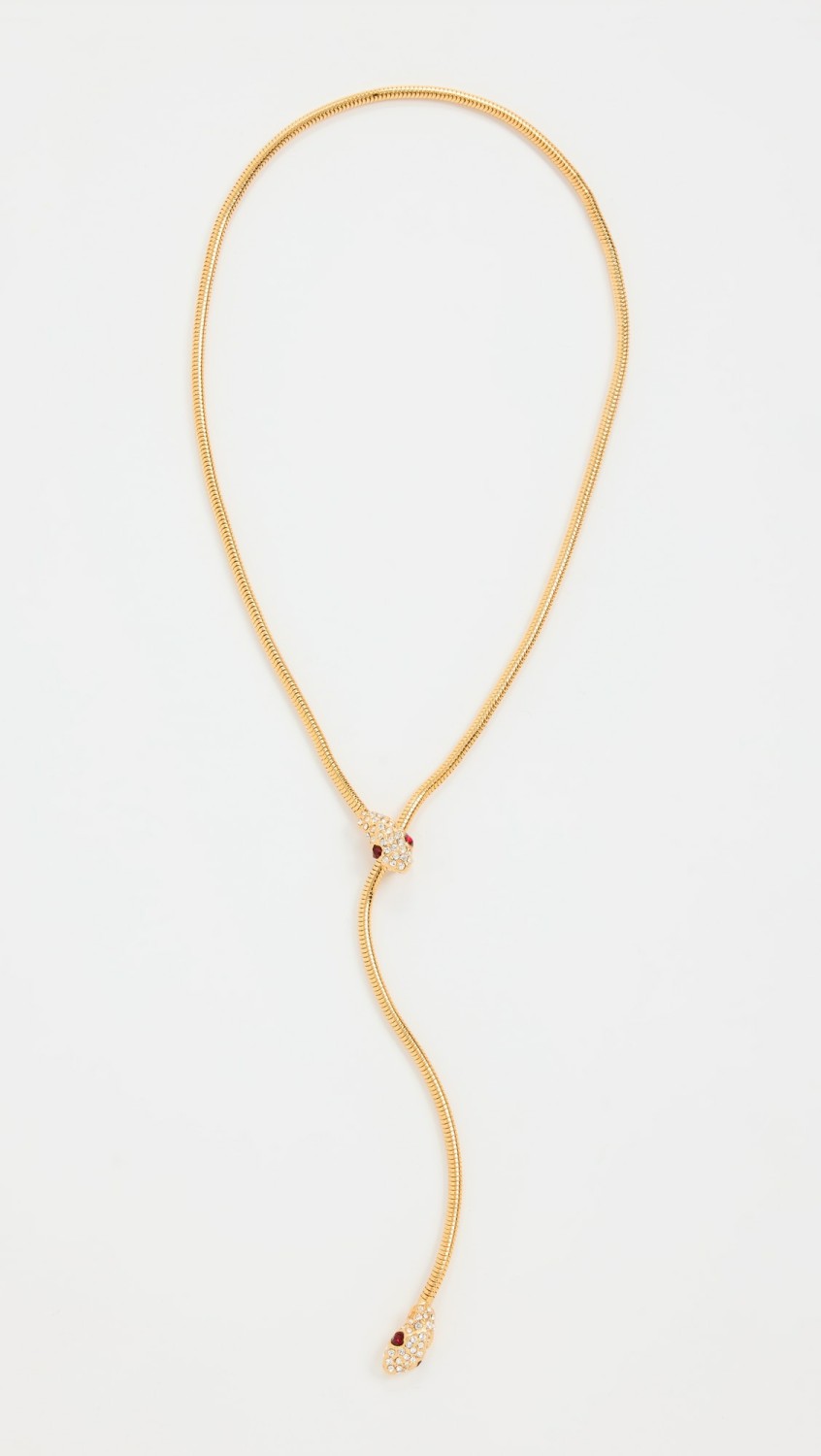 Gold Snake Head Necklace  |  Necklaces Jewelry Gold