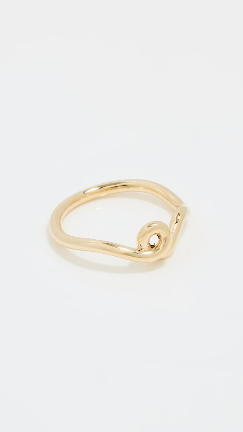 Gold Wave Ring  |  Rings Jewelry Gold