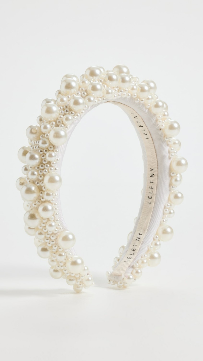 Hannah Jumbo Pearl Headband  |  Hair Accessories Accessories Hair Accessories