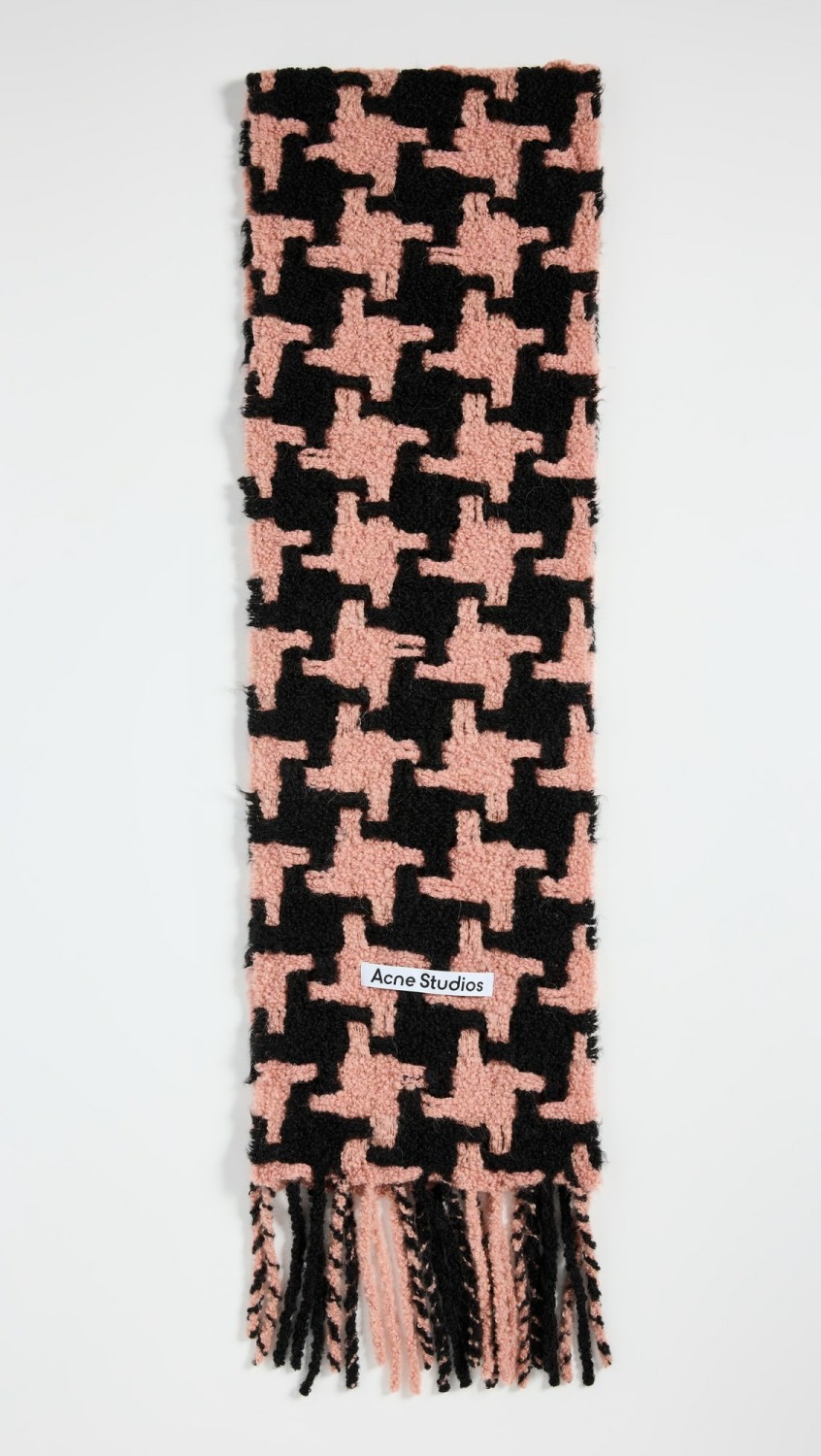 Heavy Scarf  |  Scarves & Wraps Accessories Black/Pink