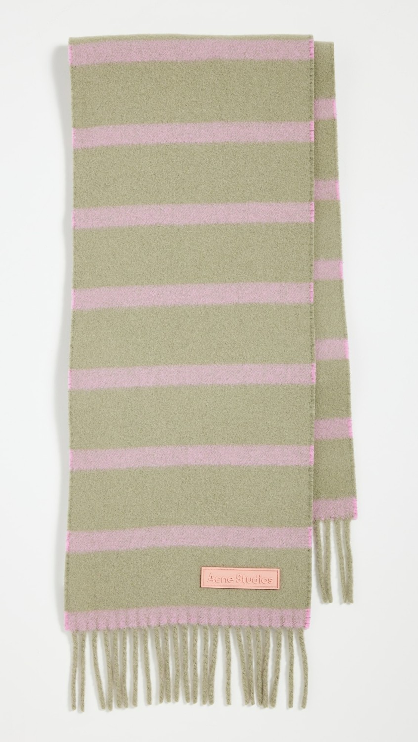 Heavy Scarf  |  Scarves & Wraps Accessories Grey/Pink