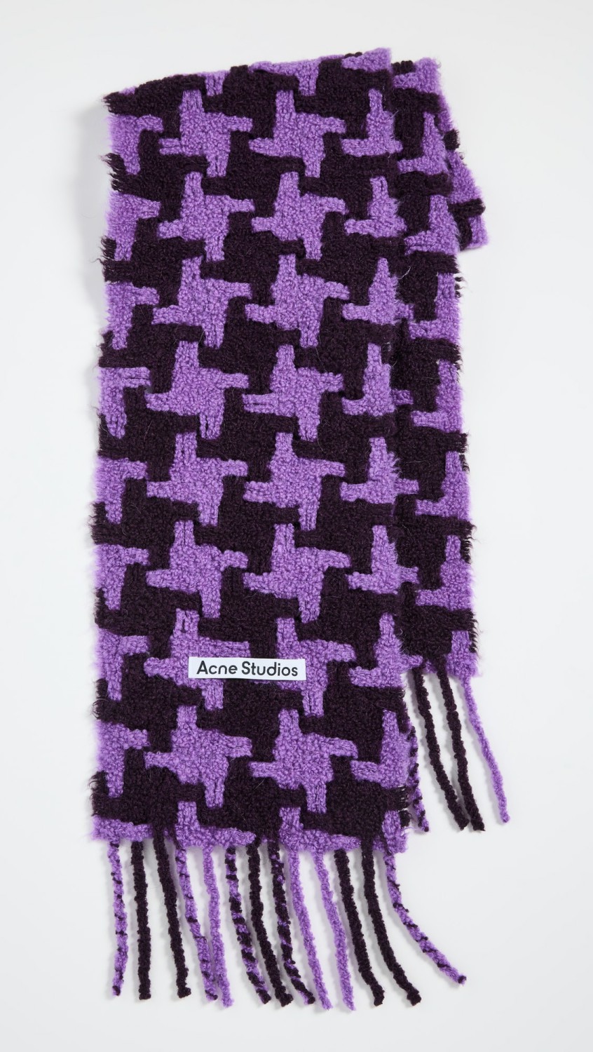 Heavy Scarf  |  Scarves & Wraps Accessories Lilac/Burgundy