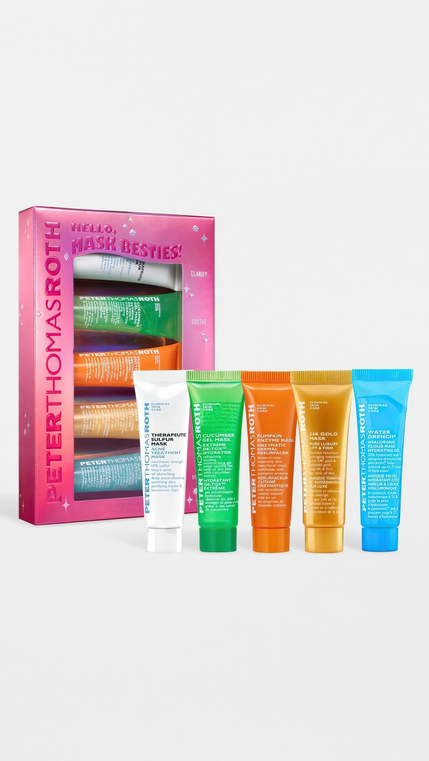 Hello, Mask Besties! 5-Piece Mask Kit  |  Skincare Beauty Skincare