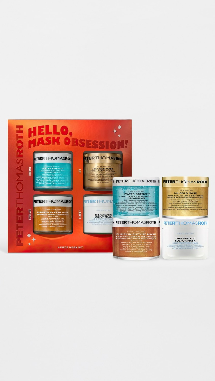 Hello, Mask Obsession! 4-Piece Mask Kit  |  Skincare Beauty Skincare