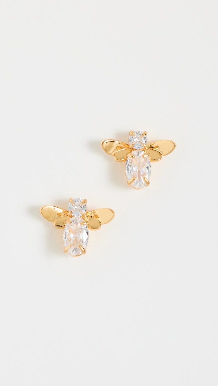 Honeybee Stud Earrings  |  Earrings Earrings Crystal