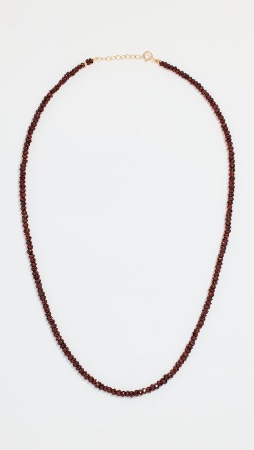 January Garnet Beaded Necklace  |  Necklaces Jewelry Garnet