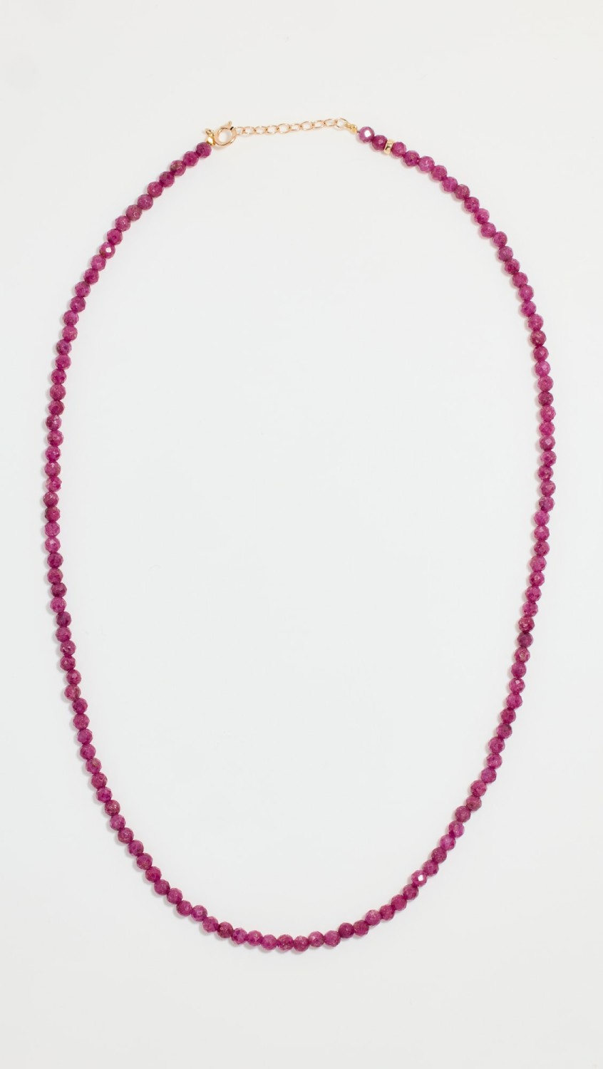 July Ruby Beaded Necklace  |  Necklaces Jewelry Necklaces