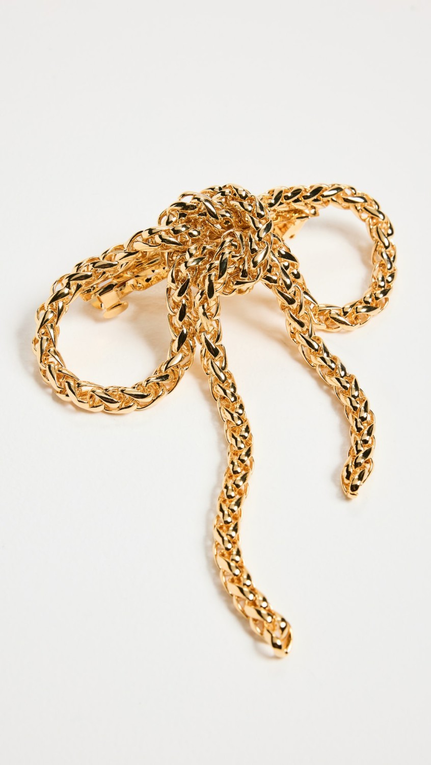 Kamala Chain Bow Barrette  |  Hair Accessories Accessories Gold