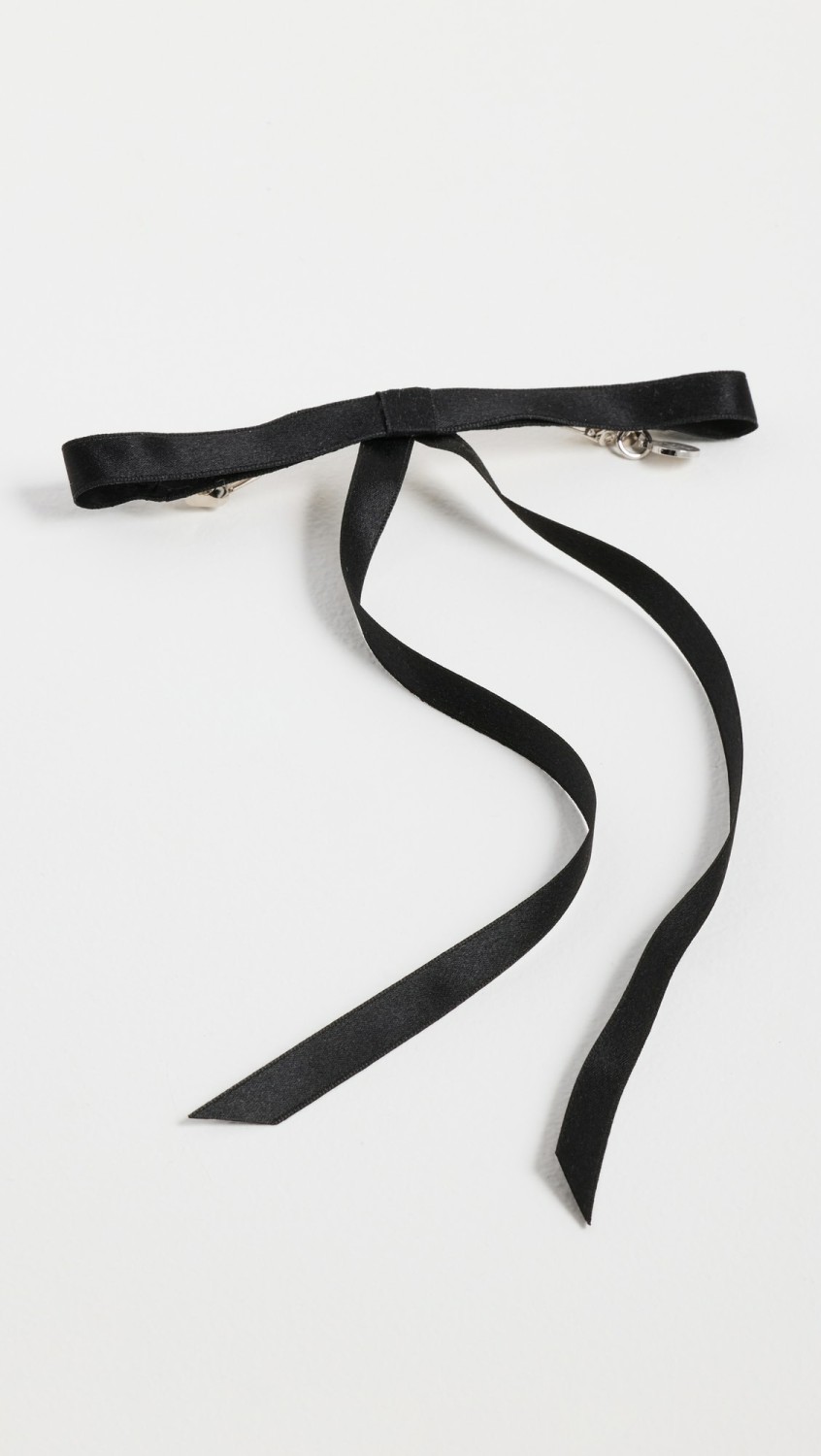 Karla Skinny Bow  |  Hair Accessories Accessories Black