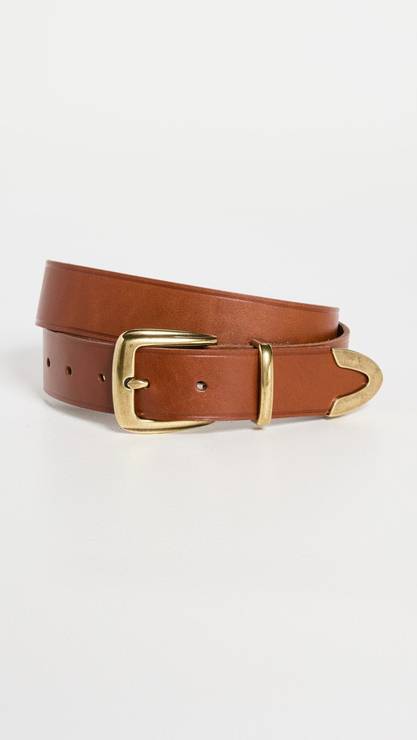 Leather Western Belt  |  Belts Accessories Belts