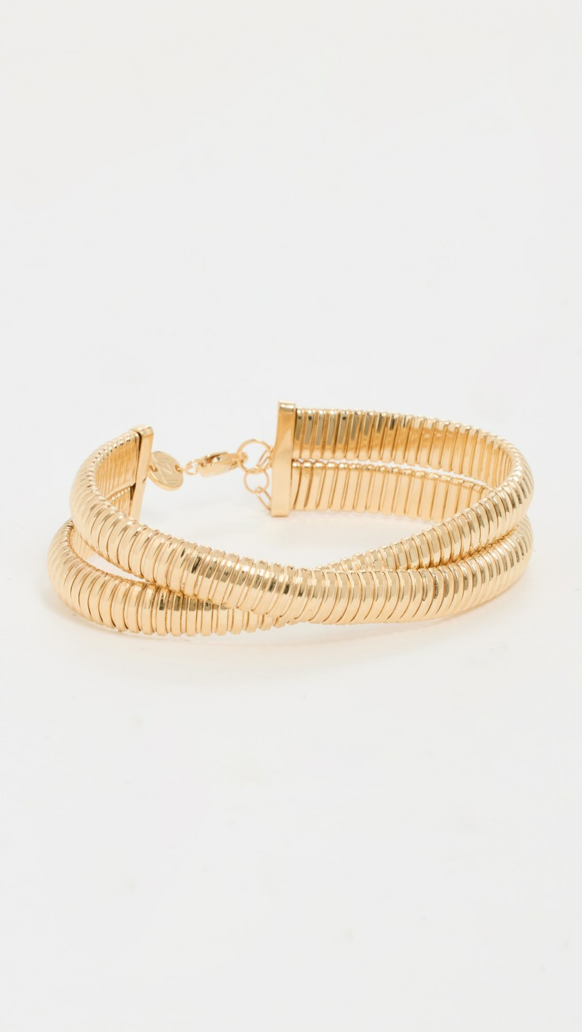 Mattea Bracelet  |  Bracelets Bracelets 14K Yellow Gold Plated Silver