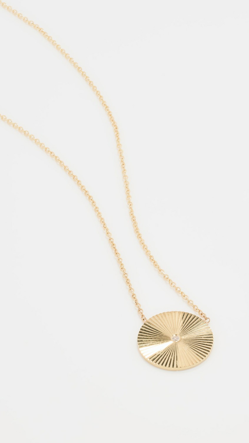 Mini 70S Disc Necklace  |  Necklaces Jewelry Necklaces