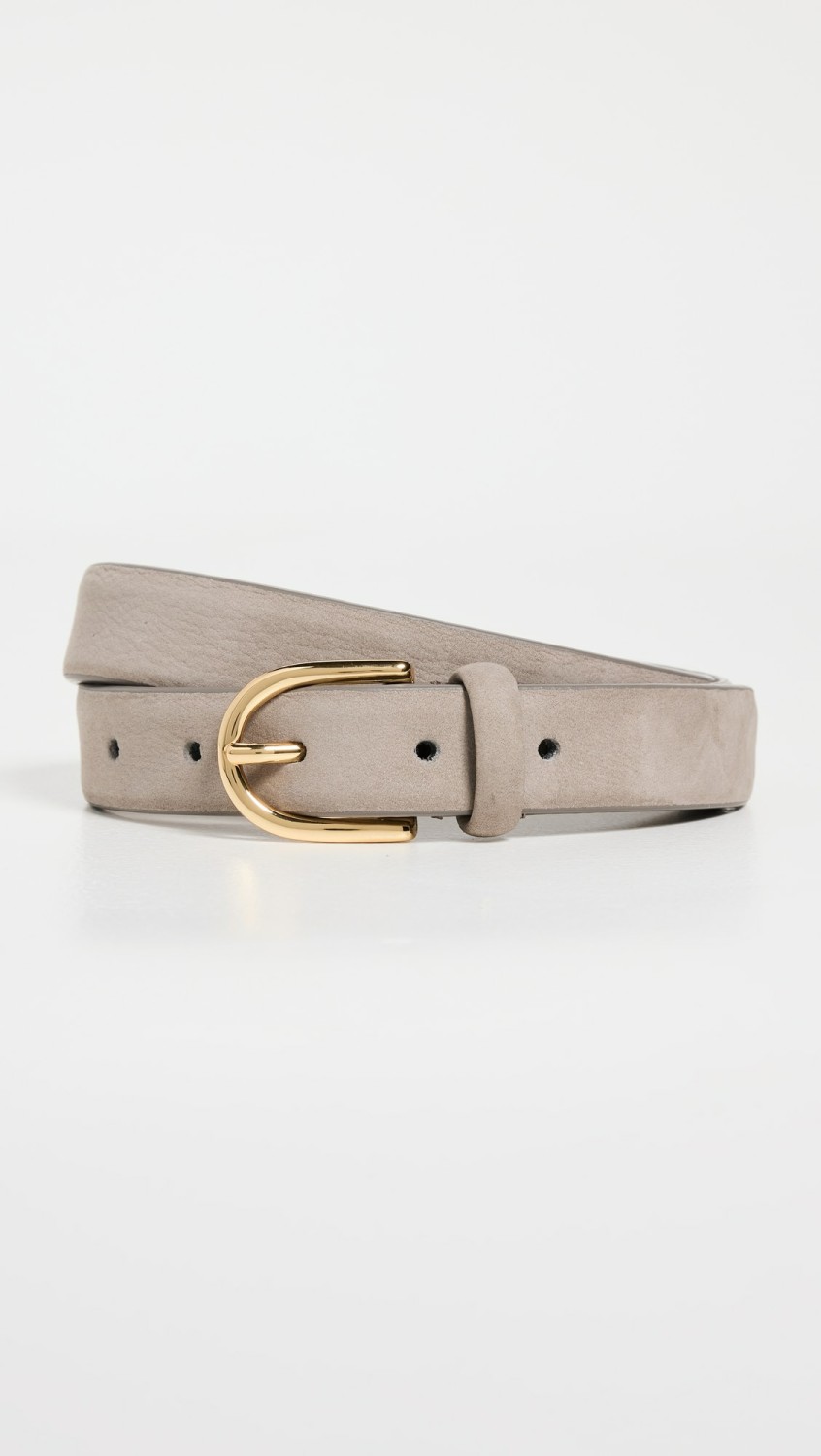 Narrow Nubuck Semi-Formal Belt  |  Belts Accessories Belts