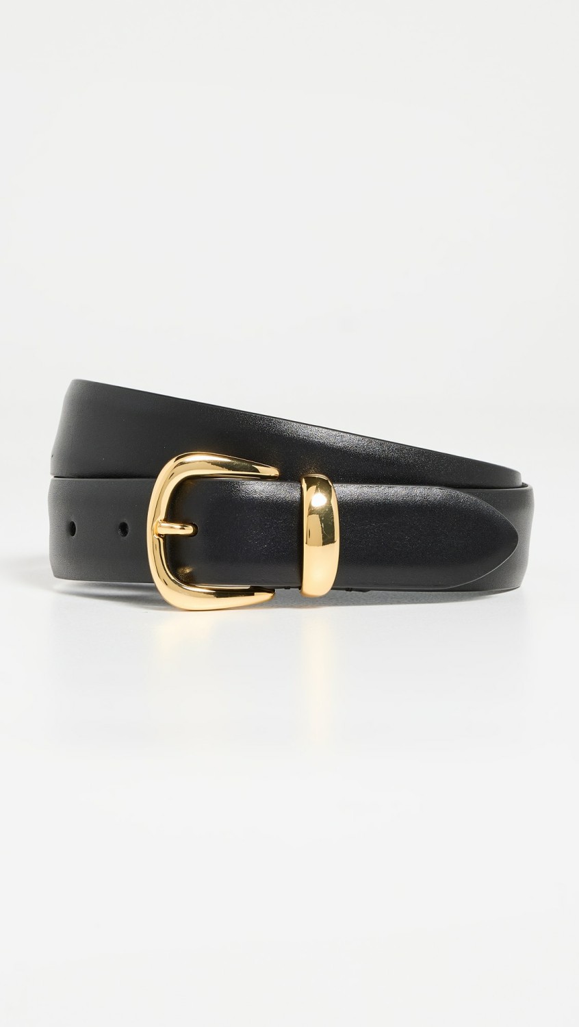 Narrow Semi Formal Calf Leather Belt  |  Belts Accessories Belts