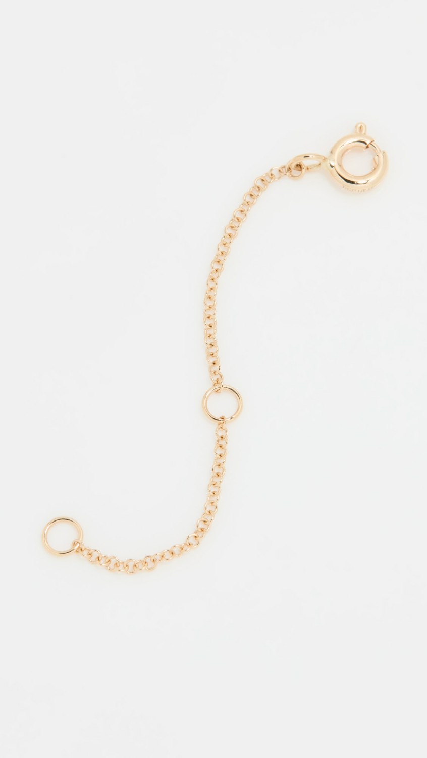 Necklace Chain Extender  |  Necklaces Jewelry 14K Yellow Gold