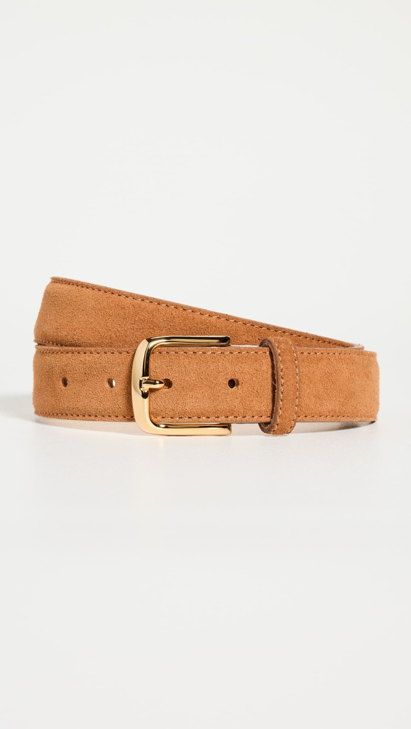 No. 4 Camel Suede Belt  |  Belts Accessories Belts