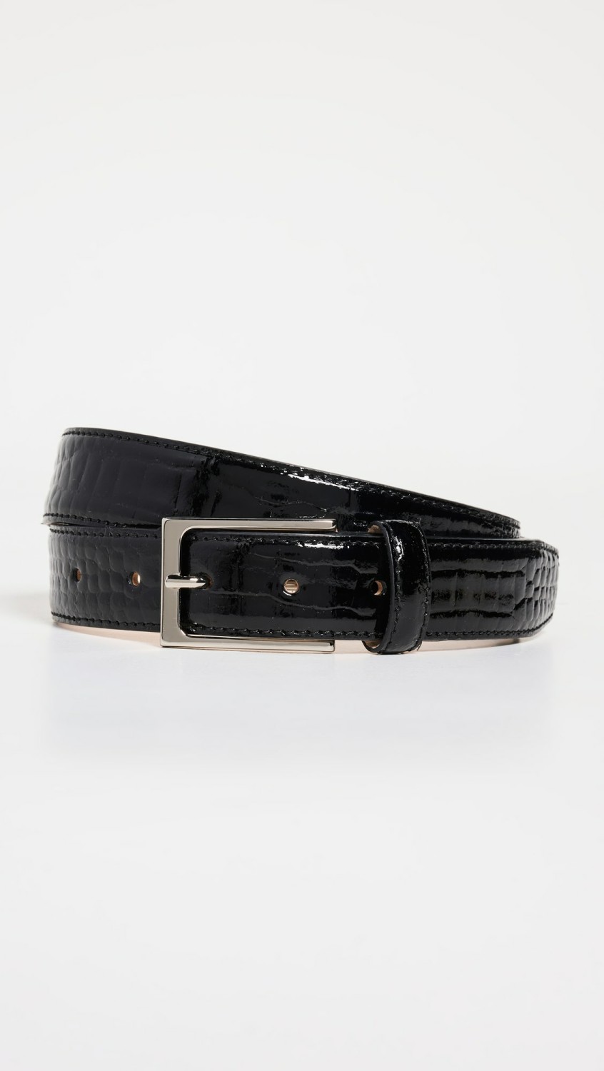 No. 5 Crocodile Embossed Belt  |  Belts Accessories Belts