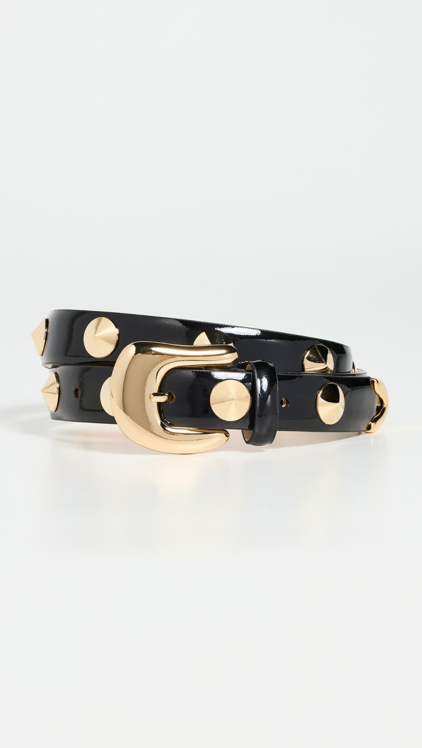 No. 8 Patent Studded Belt  |  Belts Accessories Belts