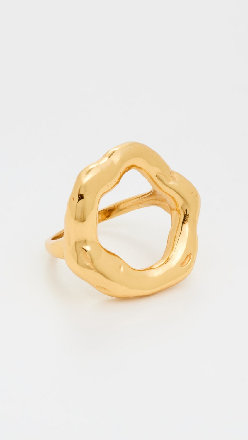 Nova Melted Circle Ring  |  Rings Jewelry Gold