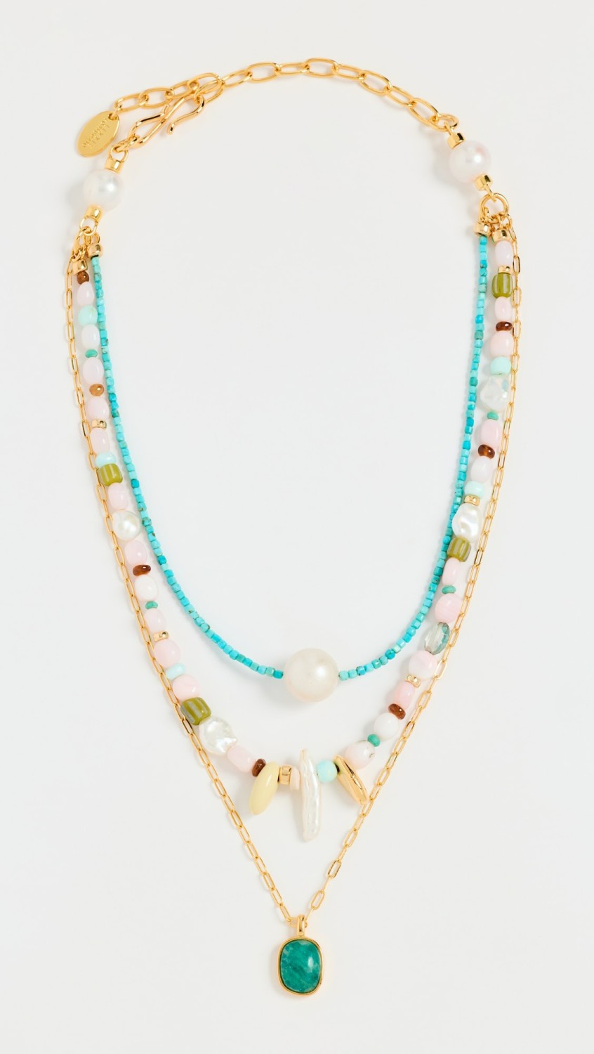 Off Shore Necklace In Pink Sands  |  Necklaces Jewelry Multi