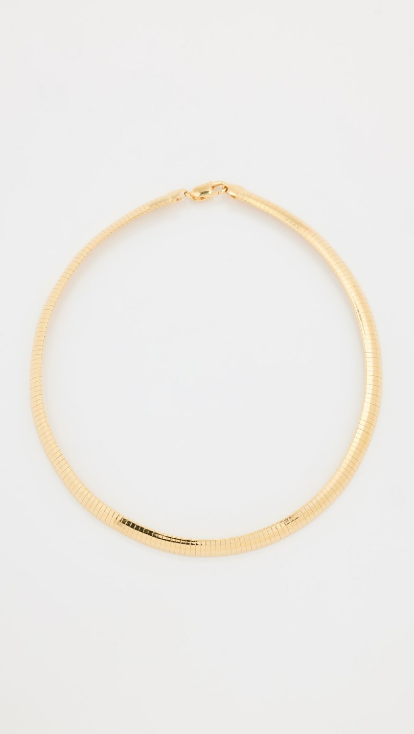 Omega 8 Necklace  |  Necklaces Jewelry Gold