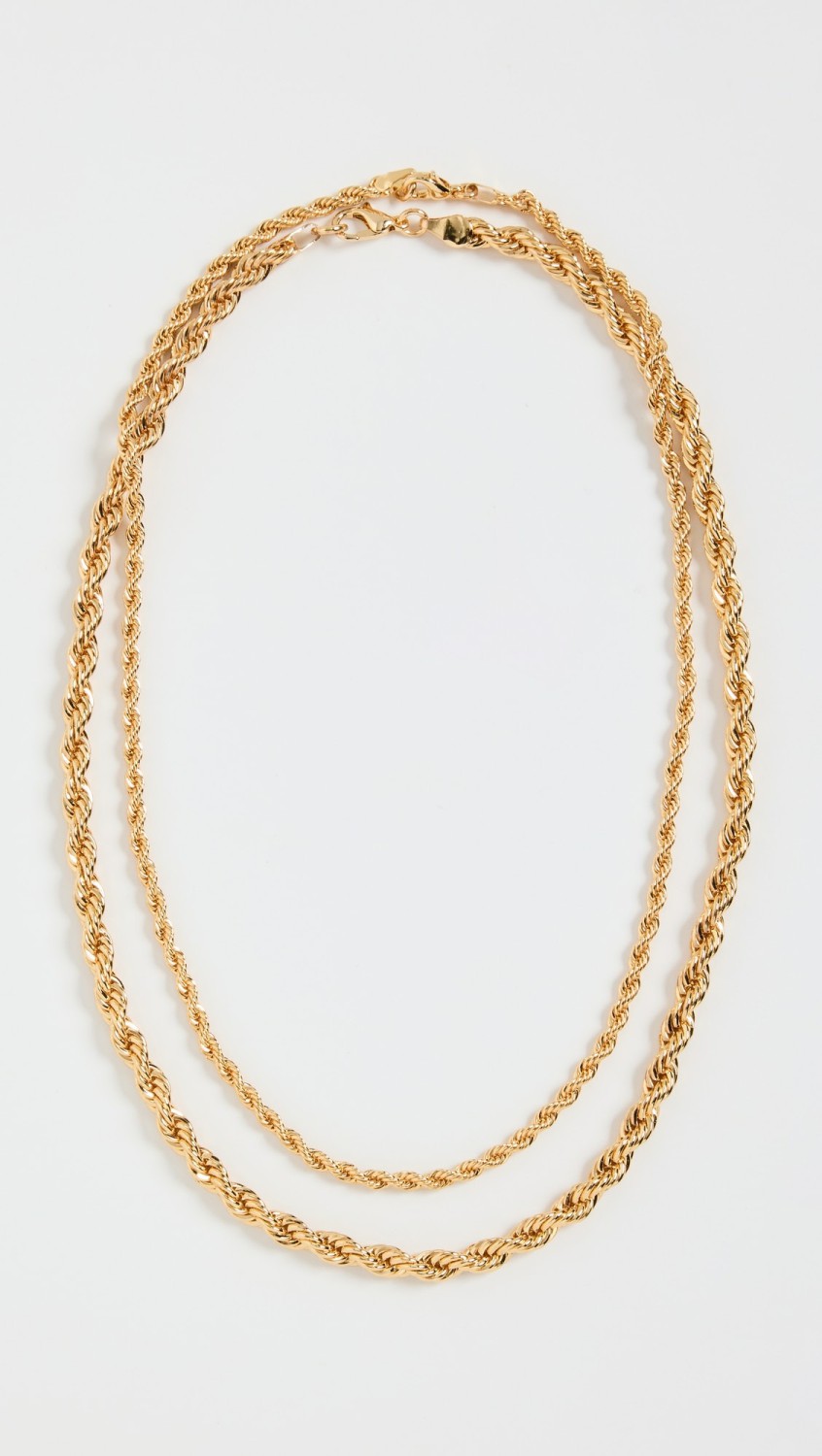 On The Ropes Necklace Duo  |  Necklaces Jewelry Gold