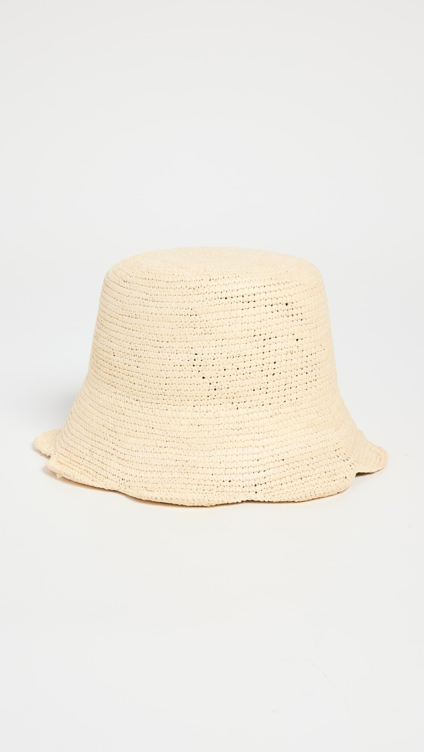 Packable Scallop Crochet Bucket Hat  |  Hats Accessories Hats