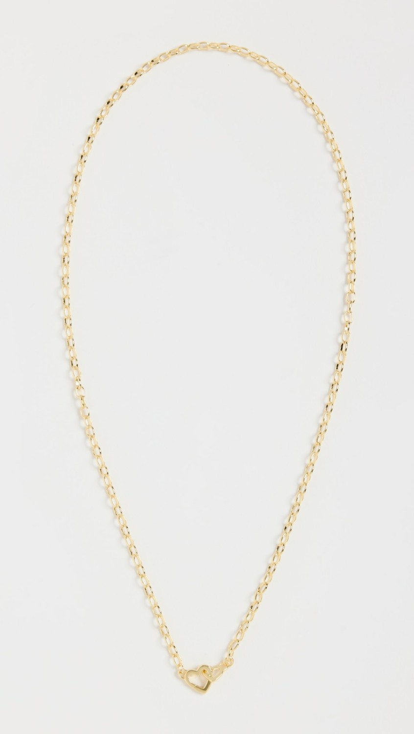 Parker Heart Mini Necklace  |  Necklaces Jewelry Gold