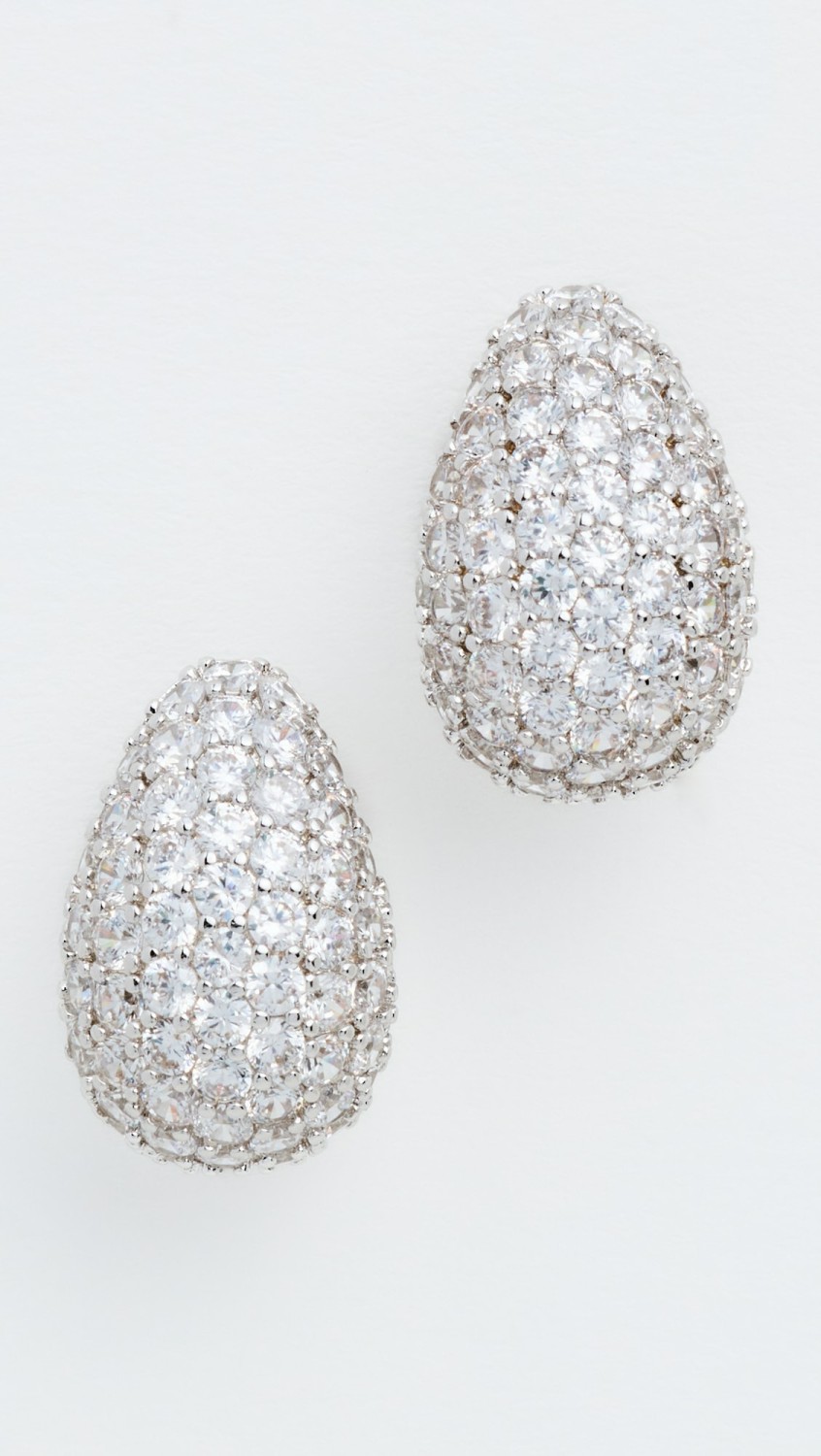 Pave Graduated Teardrop Stud Earrings  |  Earrings Earrings Earrings