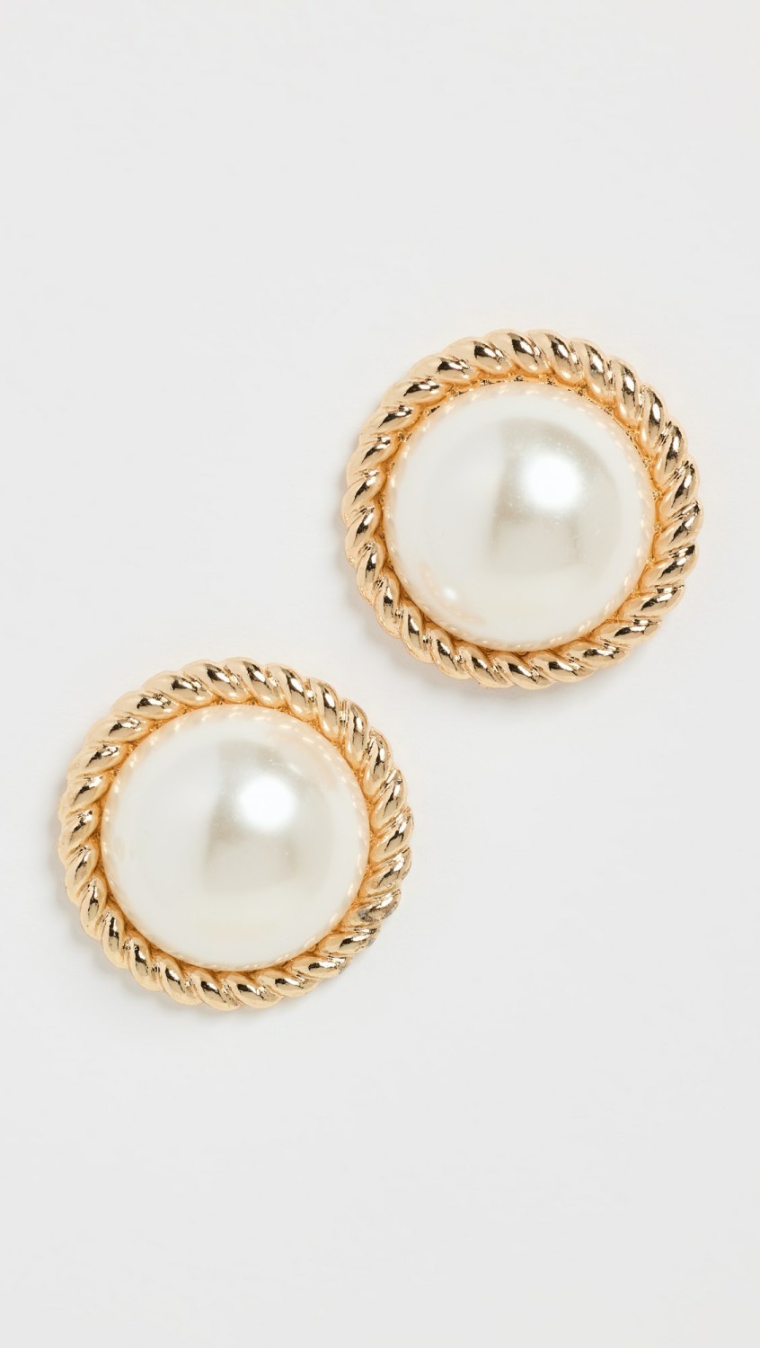 Pearl Cluster Studs  |  Earrings Earrings Earrings