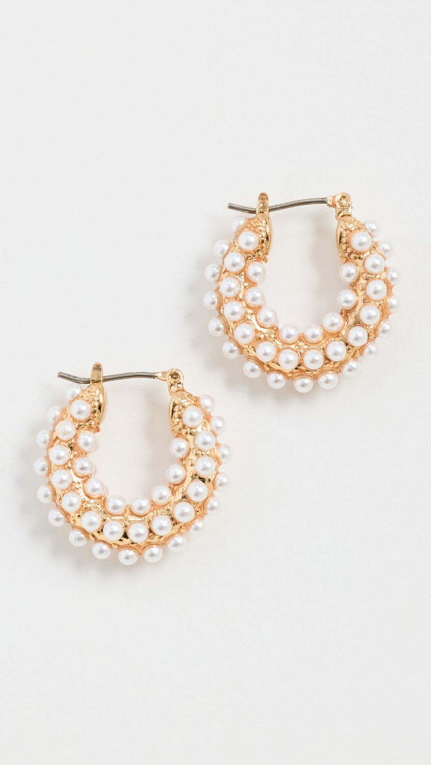 Pearl Loop Earrings  |  Earrings Earrings Earrings