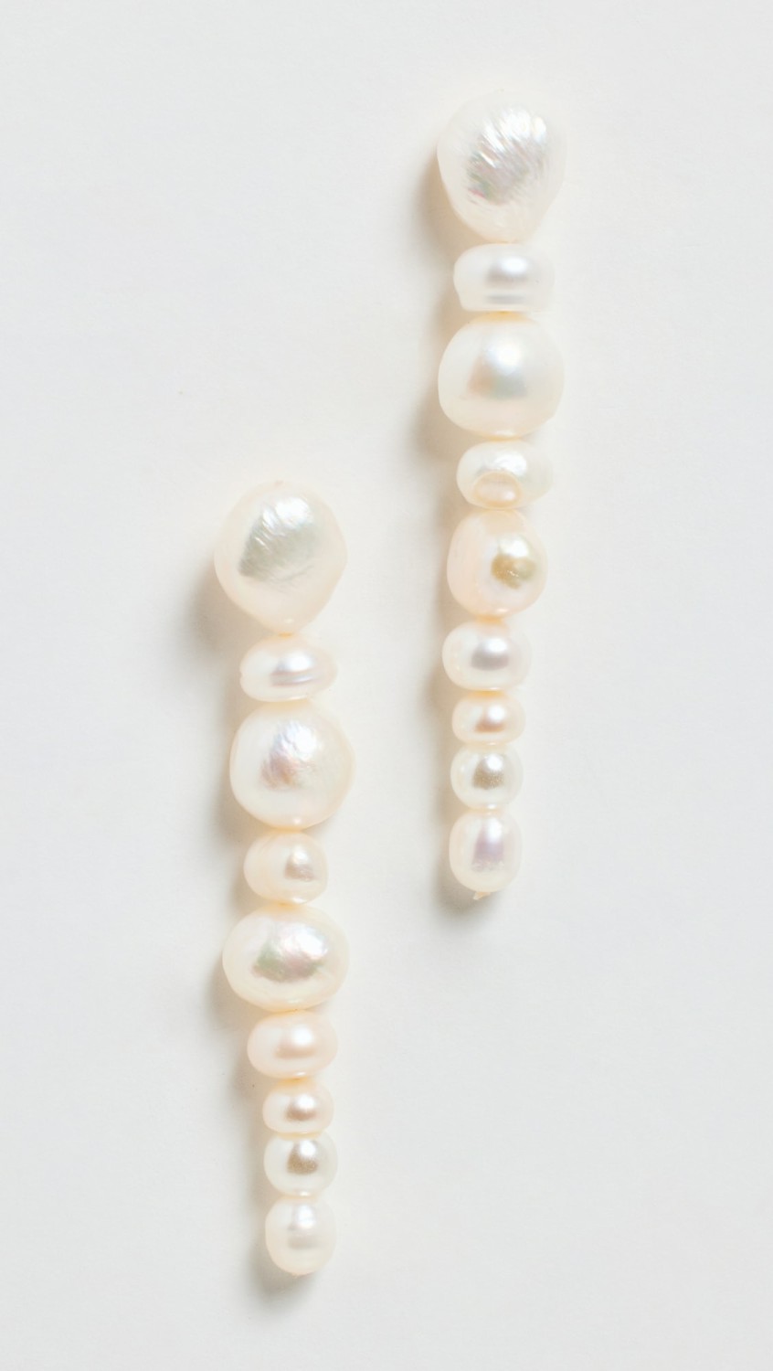 Pema Pearl Ear Drop Earrings  |  Earrings Earrings Earrings