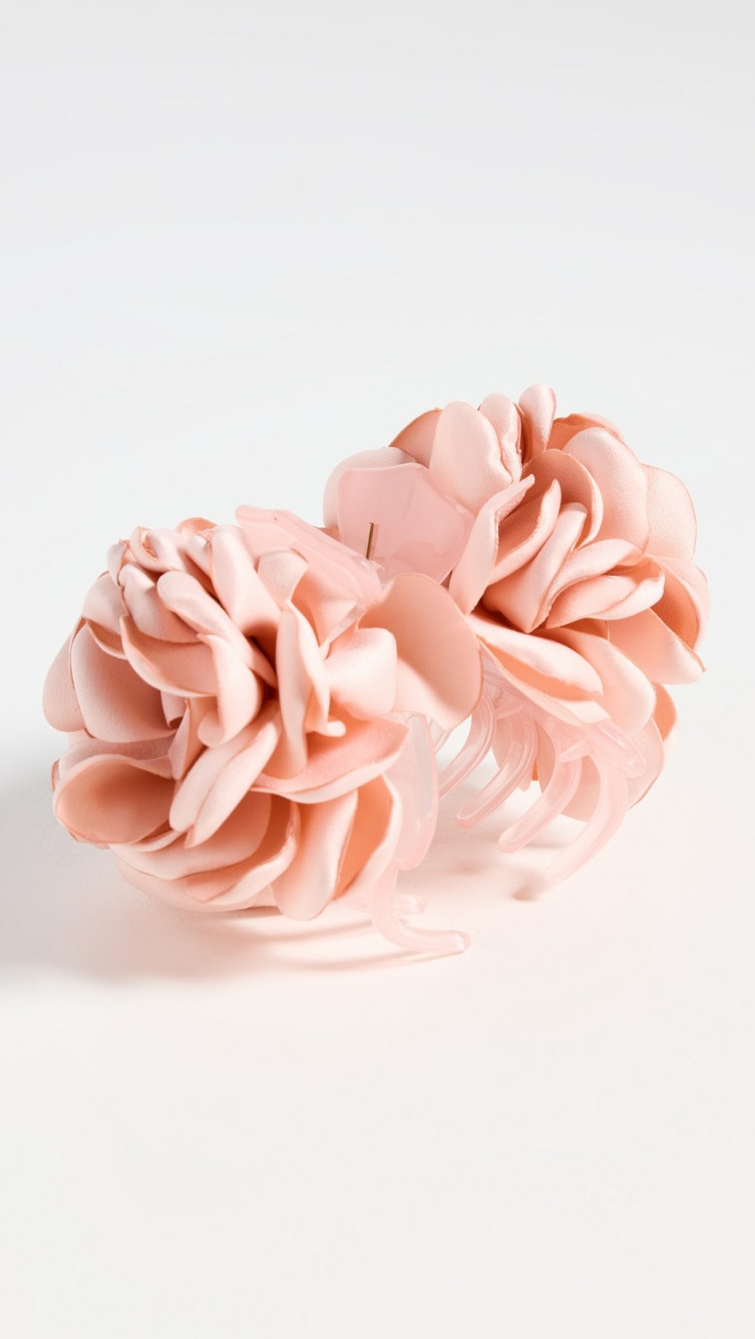 Peony Flower Claw Hair Clip  |  Hair Accessories Accessories Dusty Rose