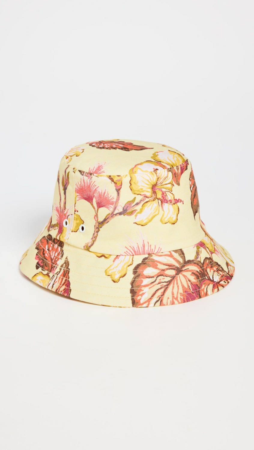 Printed Canvas Bucket Hat  |  Hats Accessories Hats