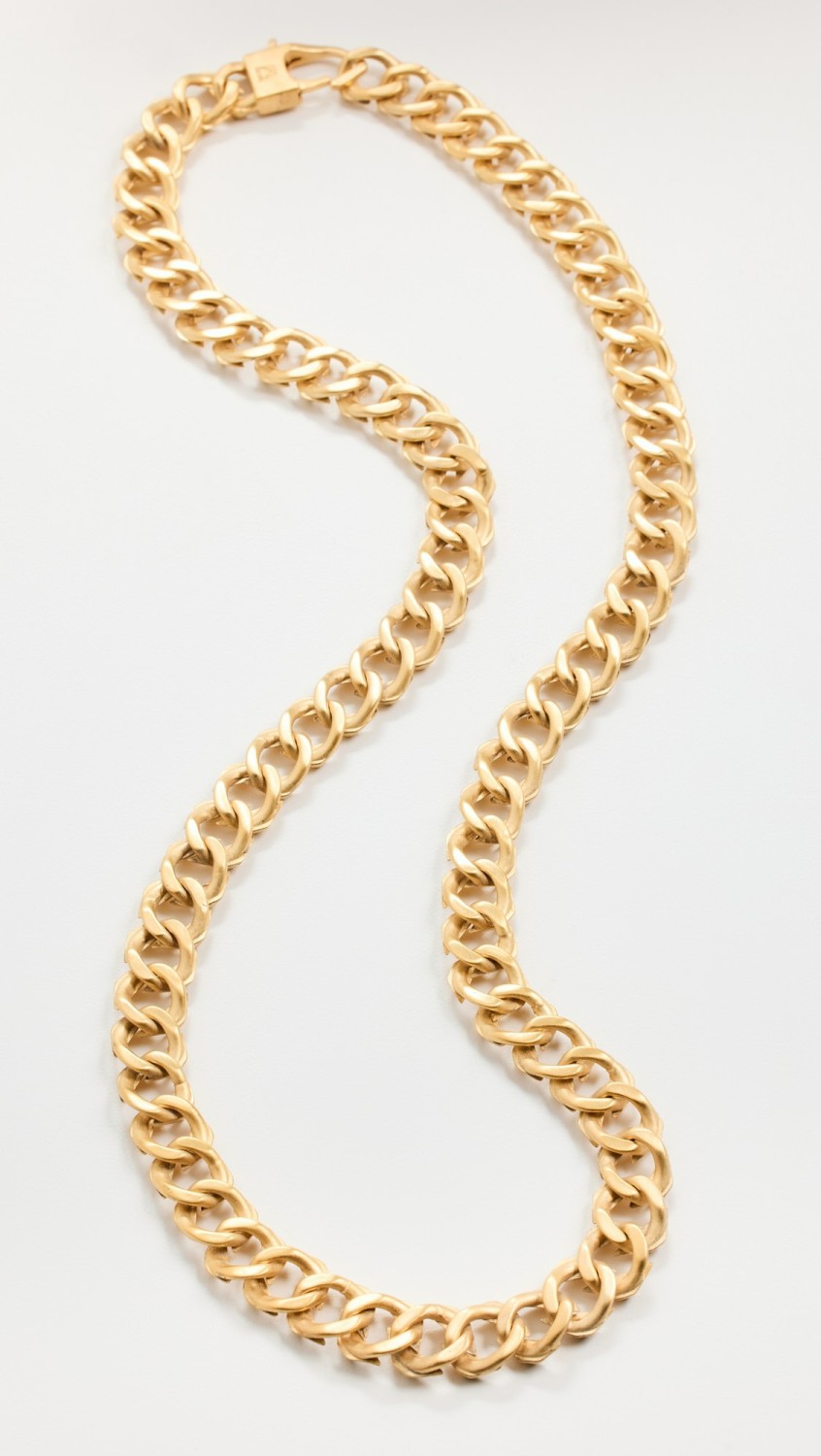 Prizm Link Necklace  |  Necklaces Jewelry Gold