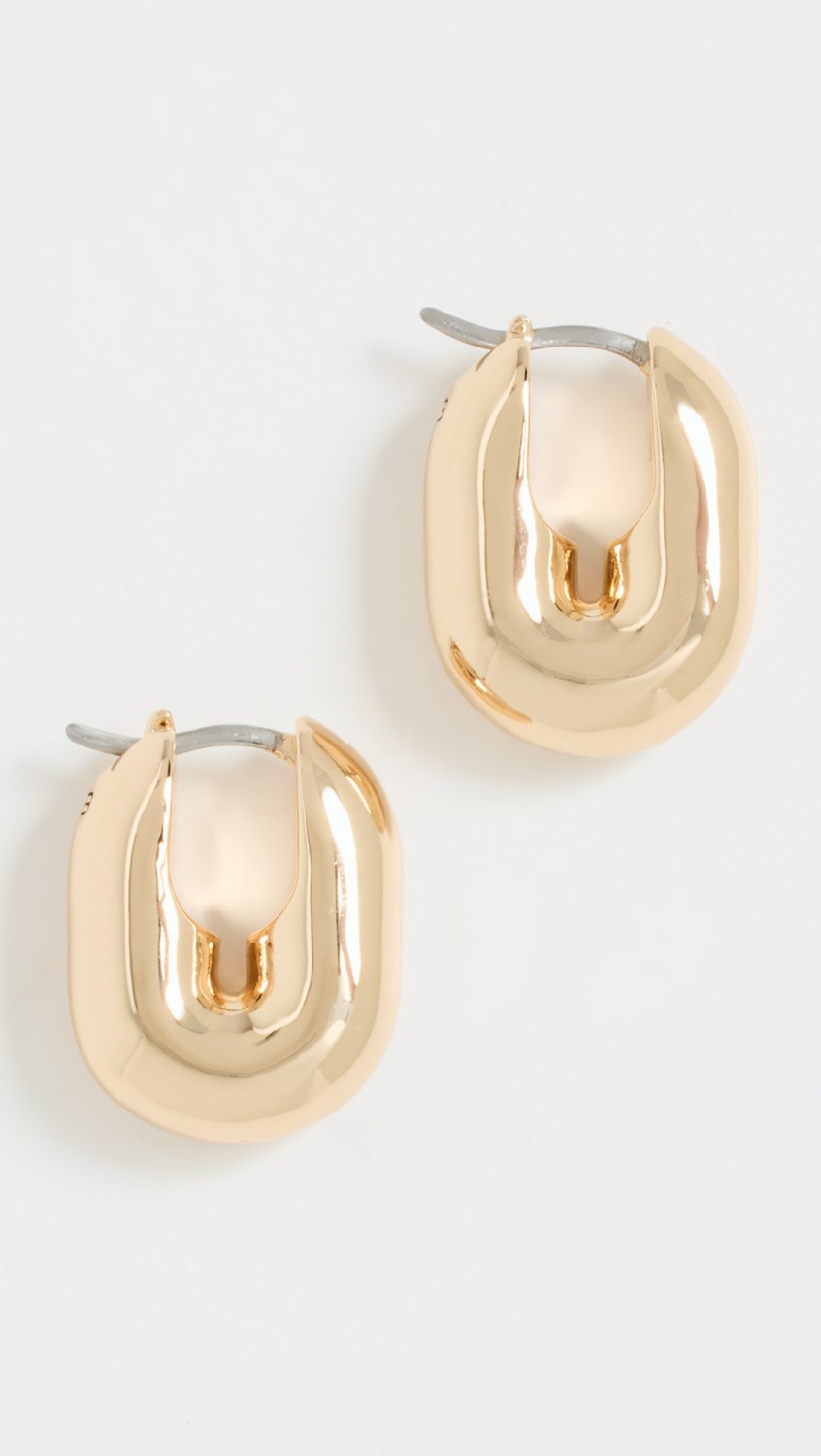 Puffy U-Link Earrings  |  Earrings Earrings Earrings