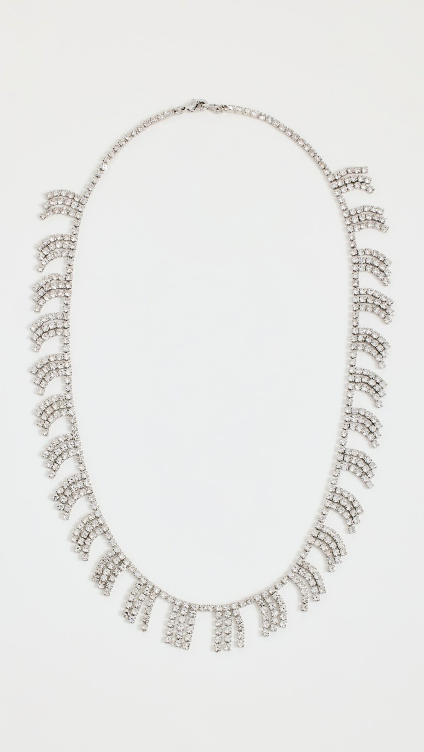 Rhinestone Fringe Necklace  |  Necklaces Jewelry Multi