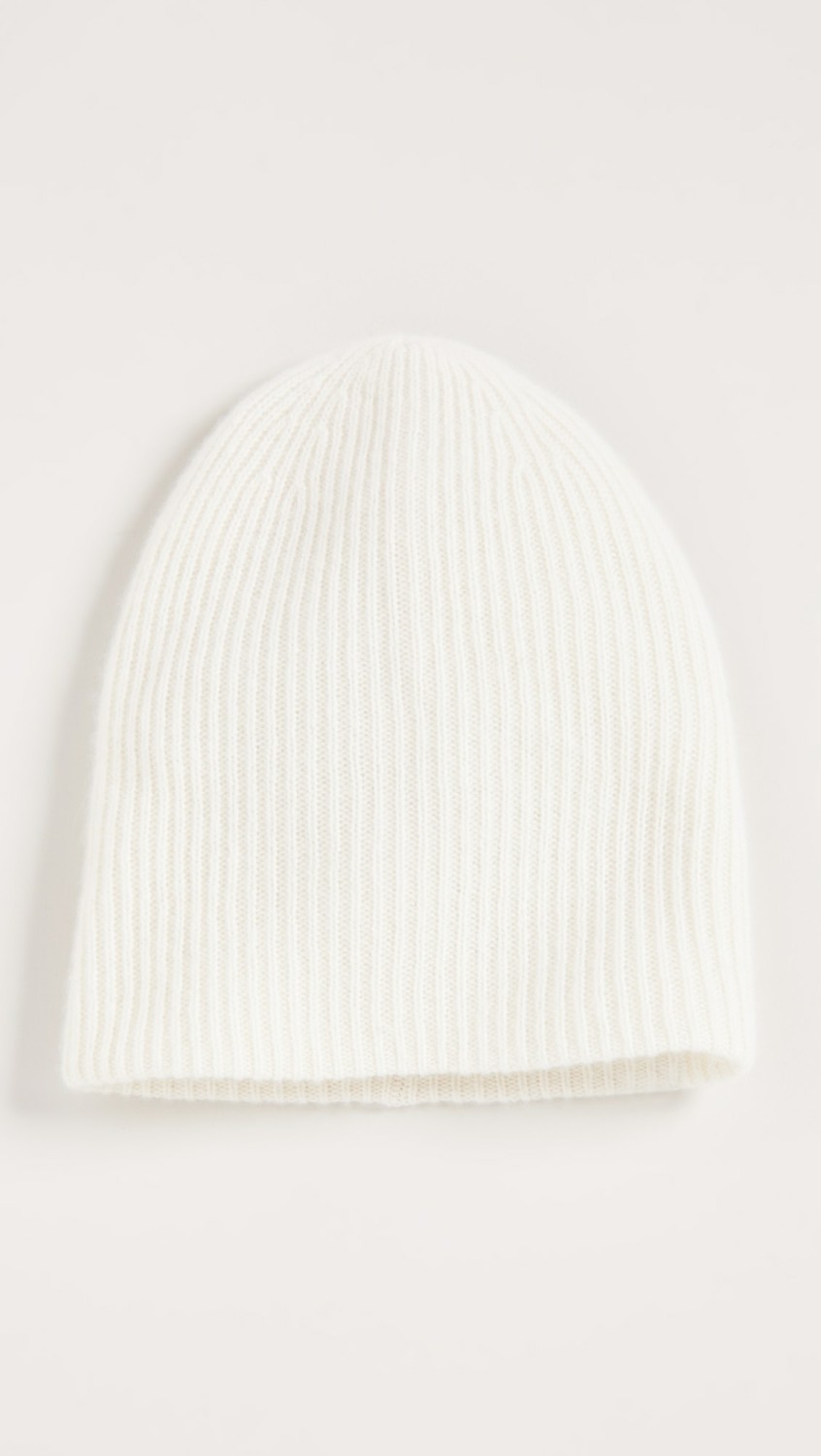 Rib Cashmere Beanie  |  Hats Accessories Hats