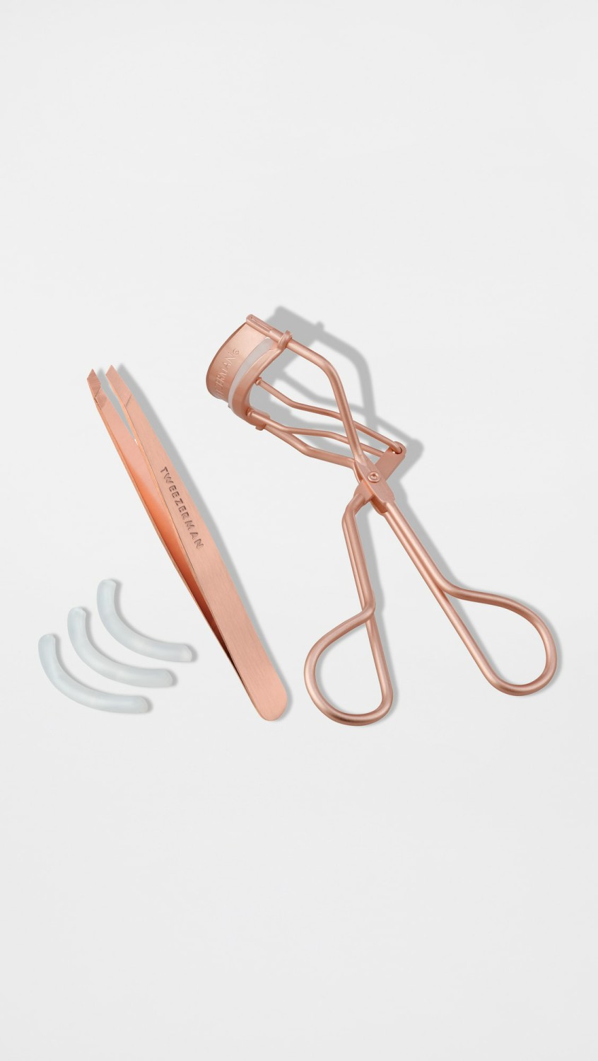 Rose Gold Brow And Lash Set  |  Tools & Brushes Beauty Tools & Brushes