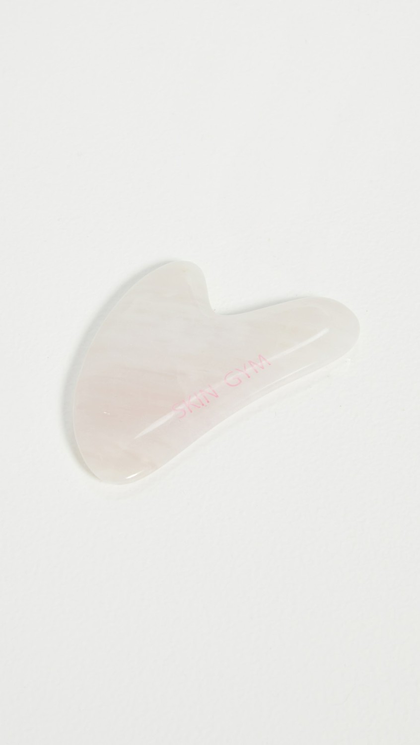 Rose Quartz Sculpty Heart Gua Sha  |  Tools & Brushes Beauty Rose Quartz