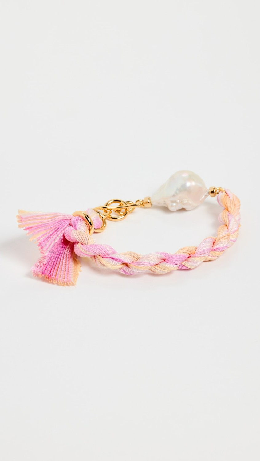 Rose Shibori Ribbon Bracelet  |  Bracelets Bracelets Bracelets