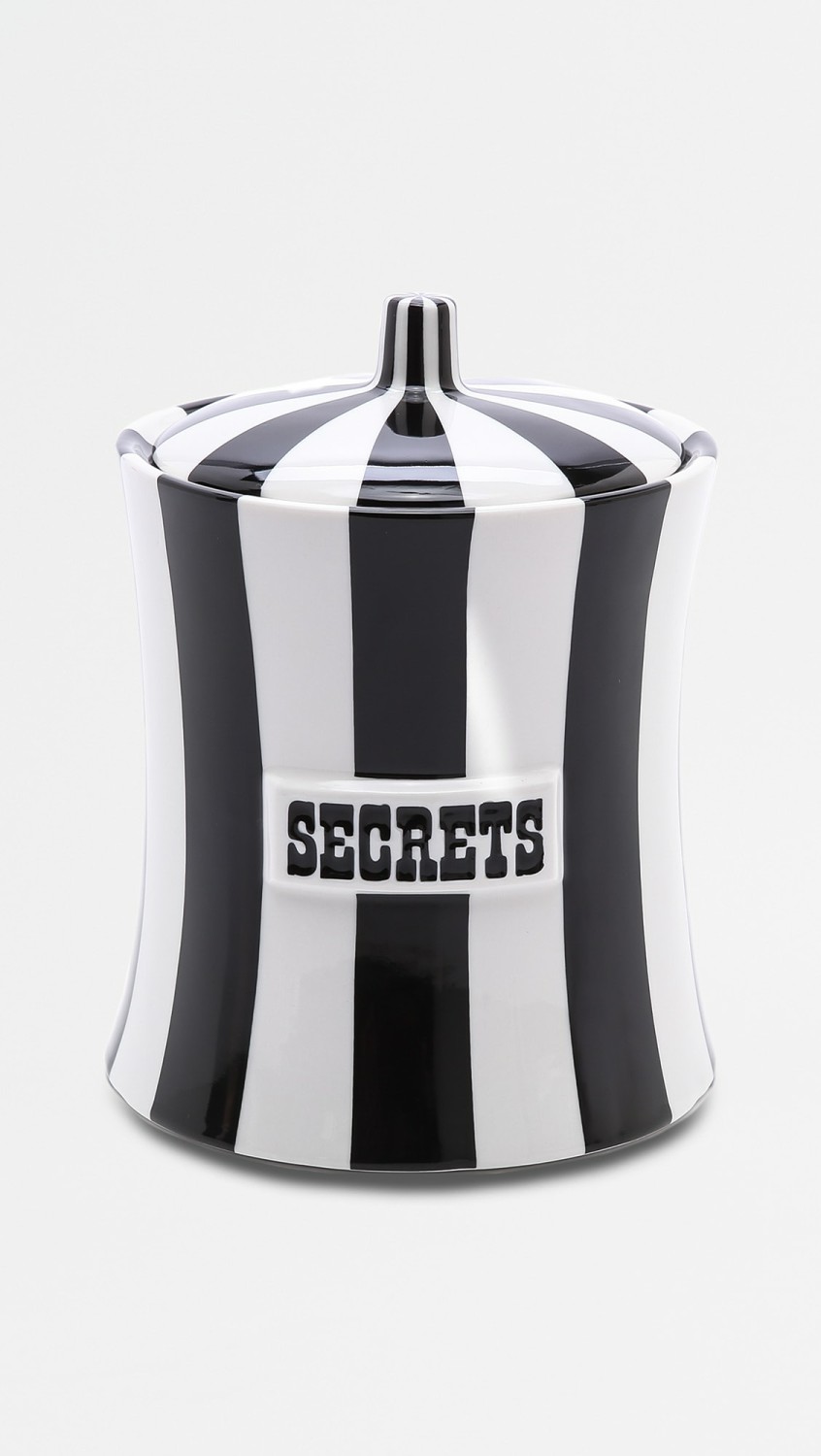 Secrets Canister  |  Décor Décor Black/White