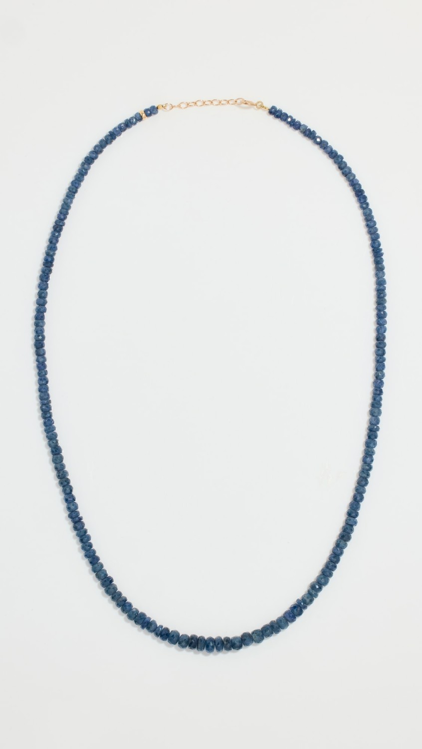 September Sapphire Beaded Necklace  |  Necklaces Jewelry Necklaces