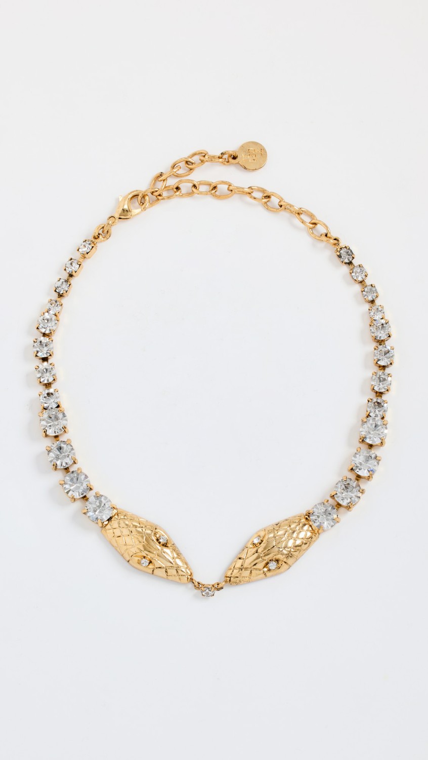 Serpent Crystal Choker  |  Necklaces Jewelry Gold/Crystal