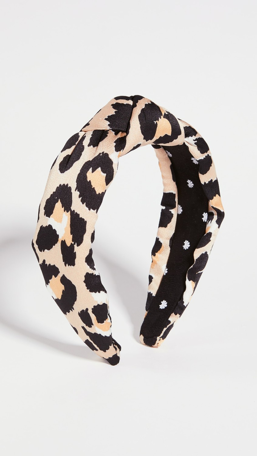 Silk Leopard Knotted Headband  |  Hair Accessories Accessories Hair Accessories