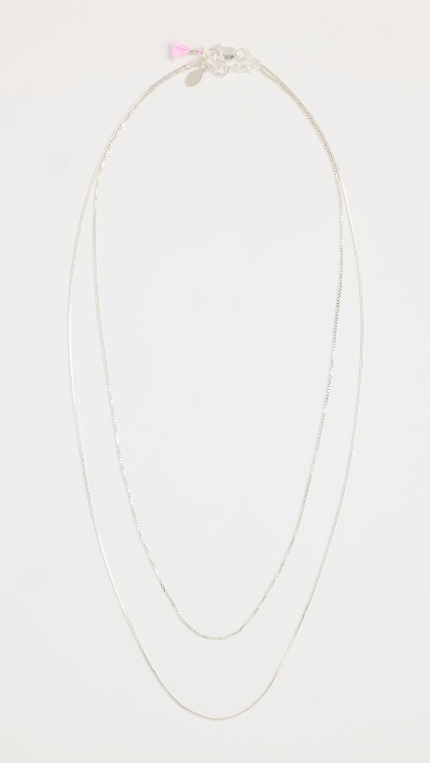 Silver Line Necklace  |  Necklaces Jewelry Necklaces